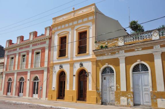 Casario centenário em Corumbá, no Mato Grosso do Sul